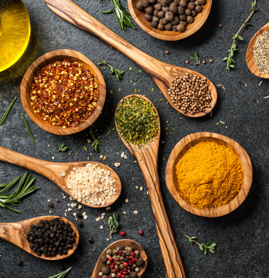 Herbs and Spices for cooking